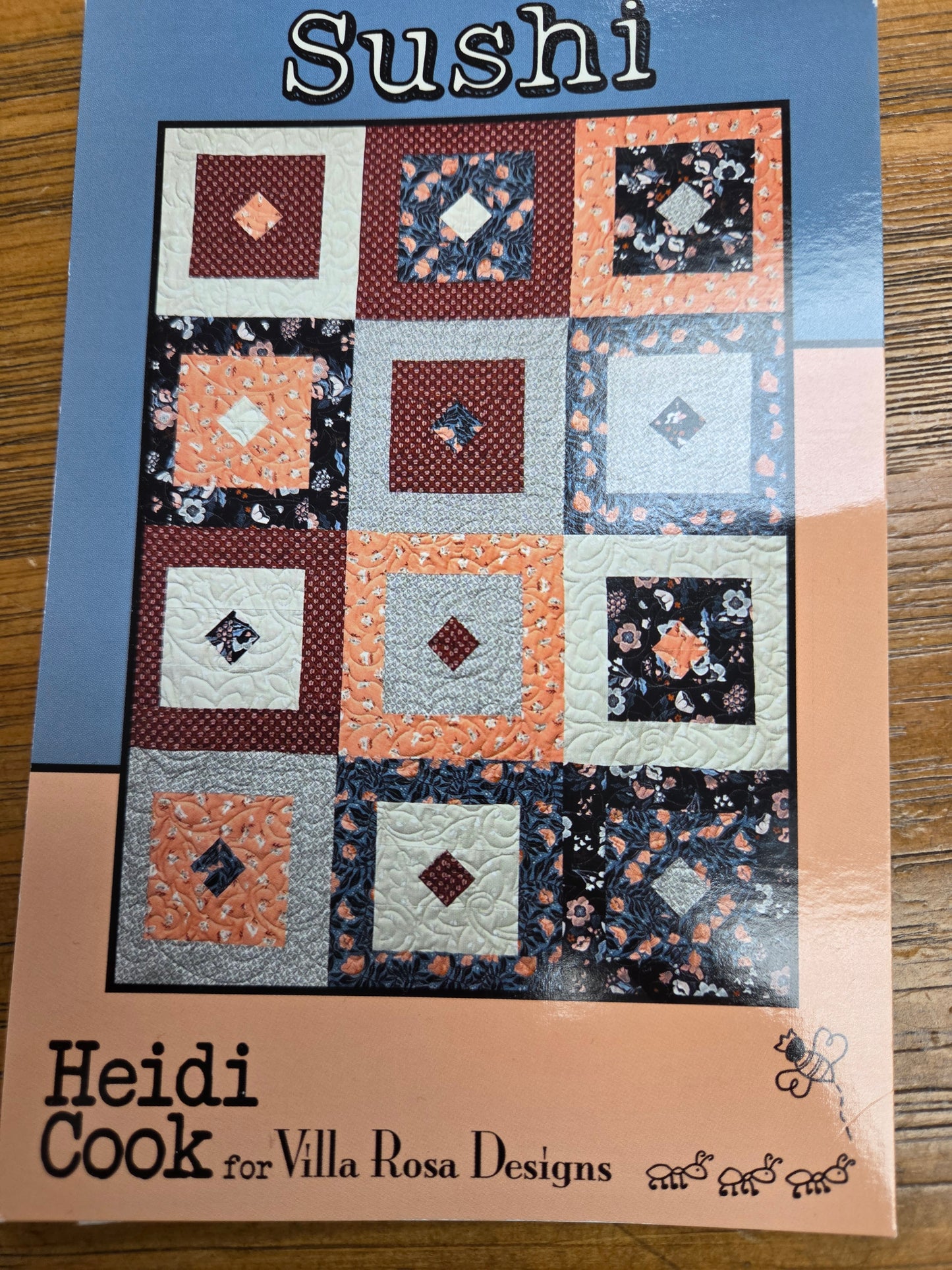 Quilt Kit with Sushi Pattern by Villa Rose Designs