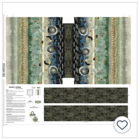Flora and Form Canvas Carry All Panel by Essoldo Designs
