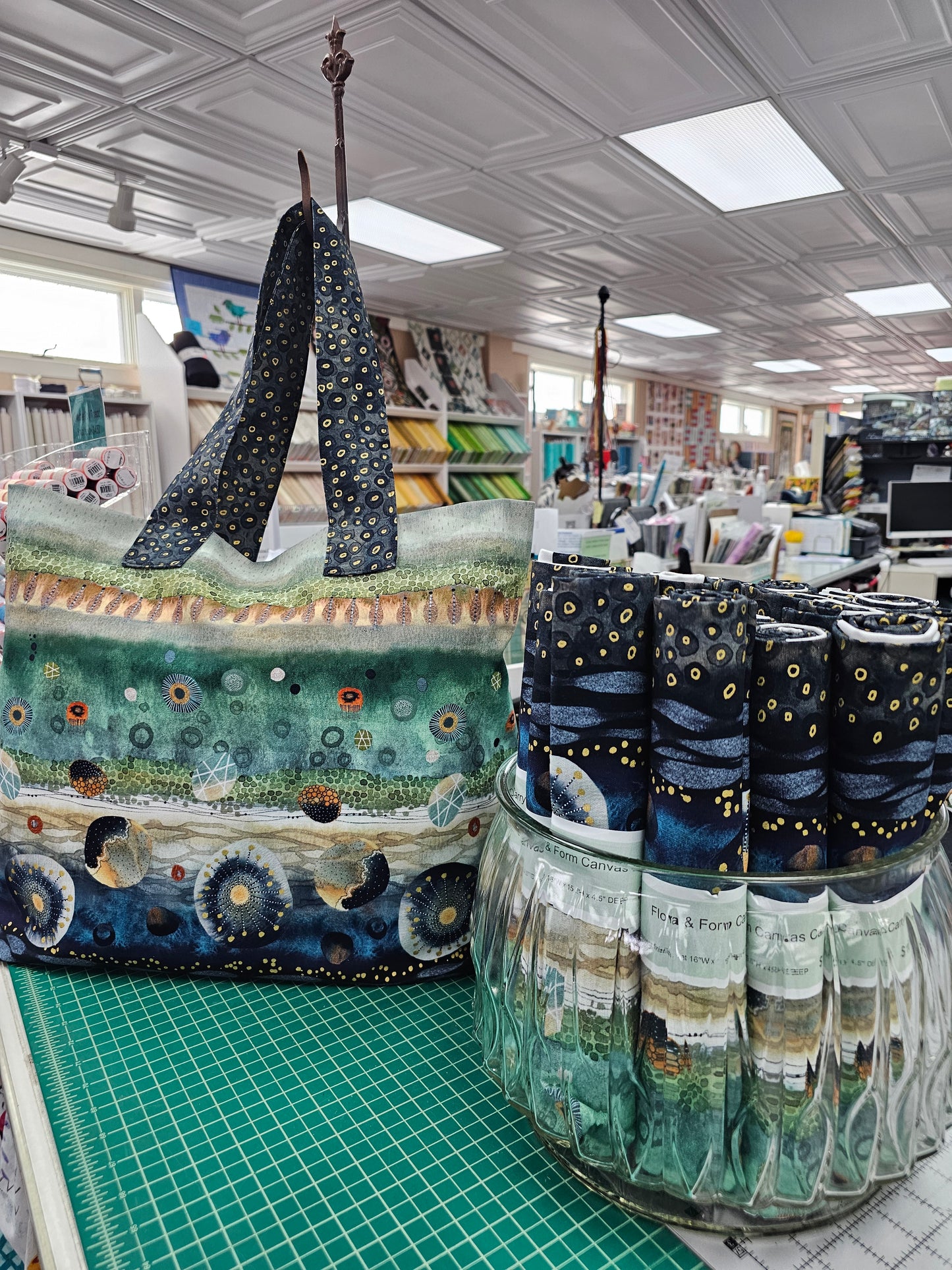 Flora and Form Canvas Carry All Panel by Essoldo Designs