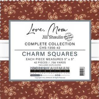 Love Mom Layer Cakes 10" - Robert Kaufman