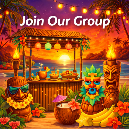 Mystery Five-0 Luau Kit - Modern - Blue & Orange