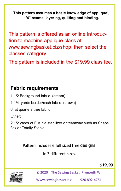 Studio Y Extra - Intro to Machine Applique'