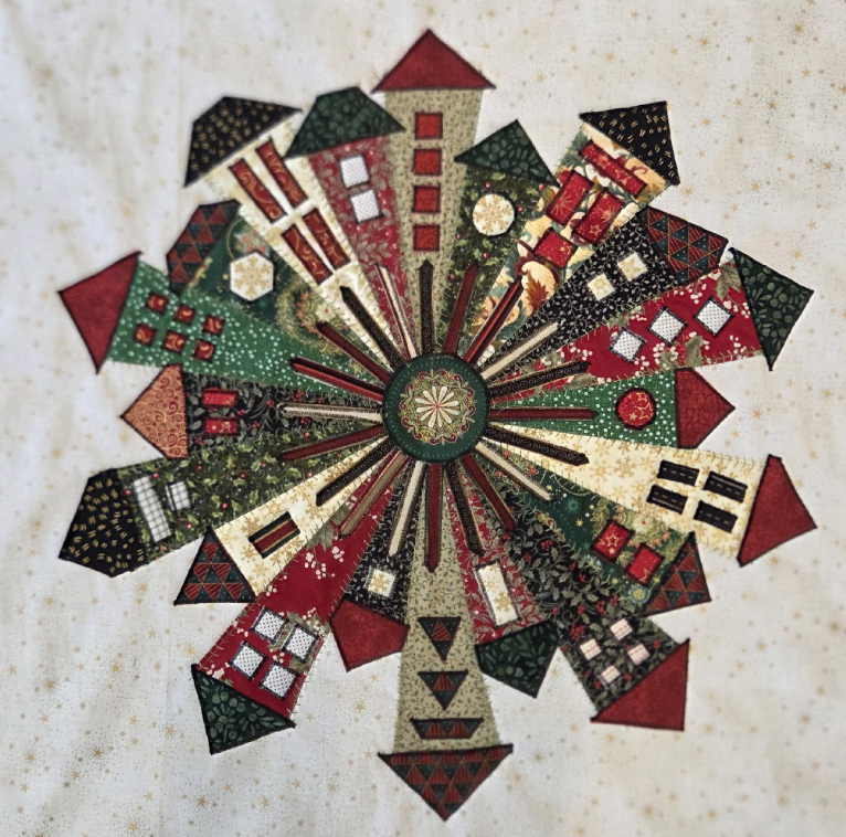 Dresden Houses Machine Appliqué — November 6