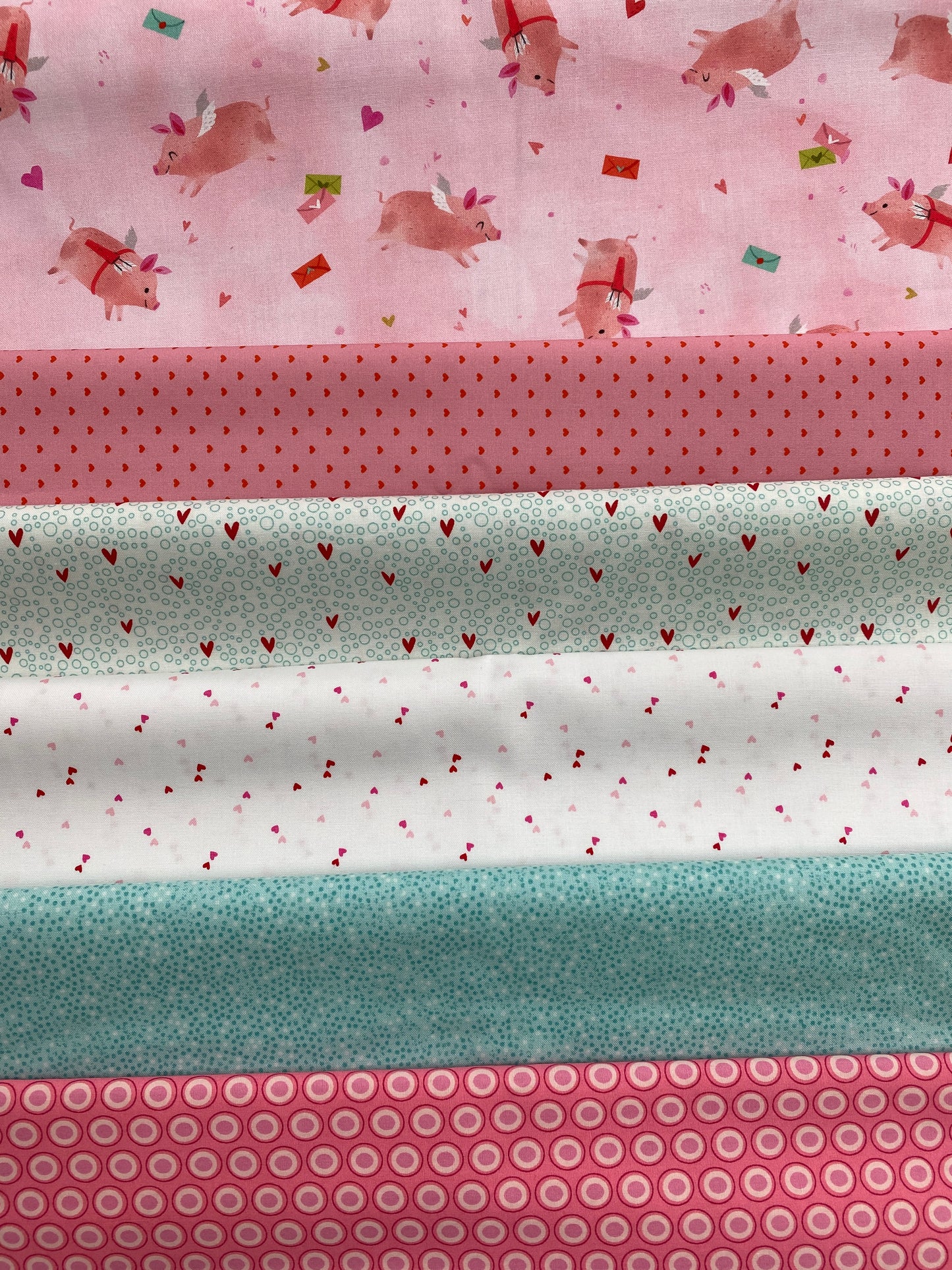 When Pigs Fly Valentines Quilt Island Hopping Mystery Kit