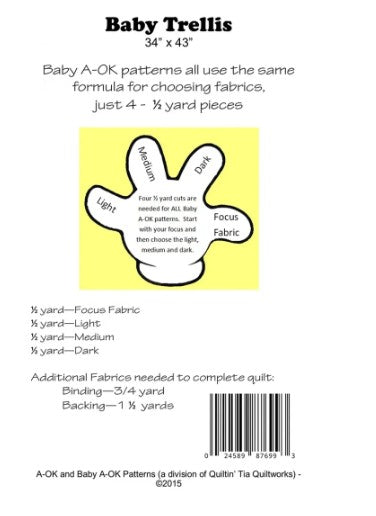 Baby Trellis - Baby A OK Quilt Pattern