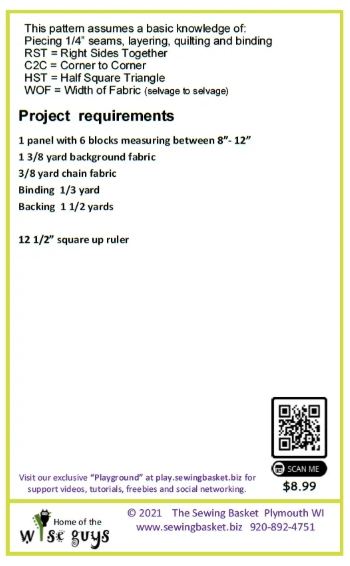 Chained - wall hanging or small quilt