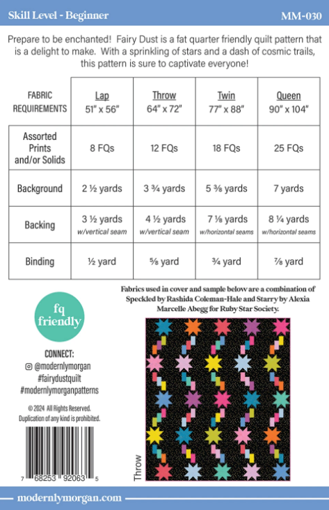 Fairy Dust Quilt Pattern
