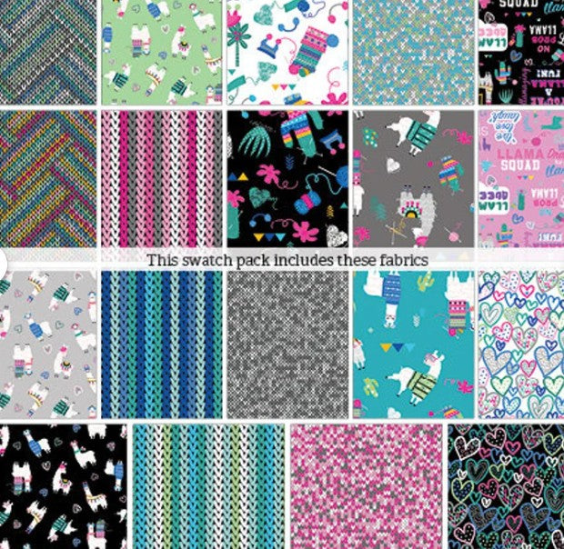 Lama Drama by Kanvas Studios - 10" squares