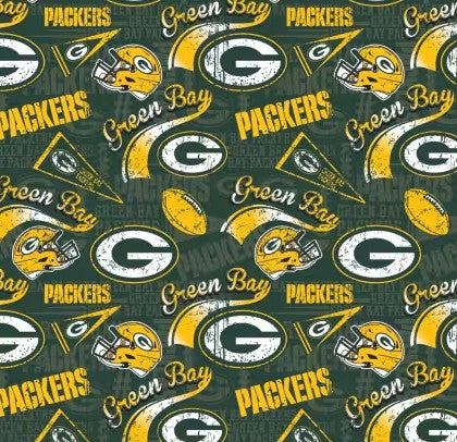 Green Bay Packers Quilt Kit from the Intertwine pattern 56" x 70"