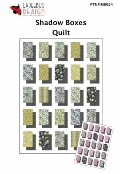 Shadow Box Quilt Pattern - 52"x72"