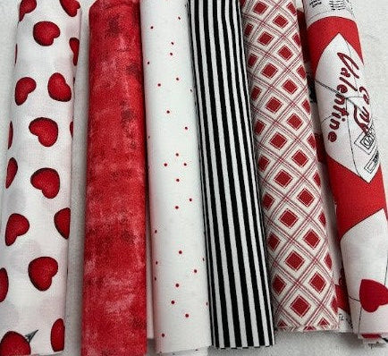 Simply 6 - Half Yard Bundle: Valentines Day