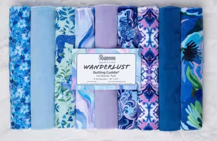 Wanderlust Quilt Kit in Quilters Cuddle fabric by Shannon Fabrics-It's so soft!