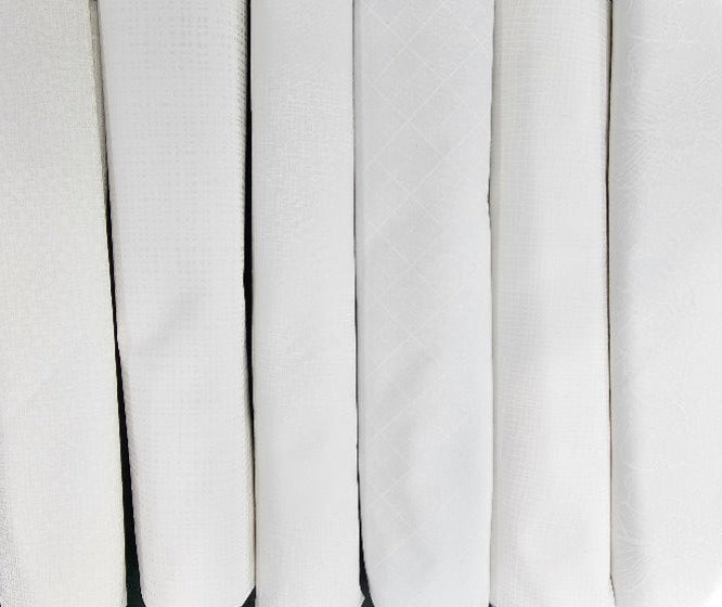 Simply 6 - Half Yard Bundle: White on White 2