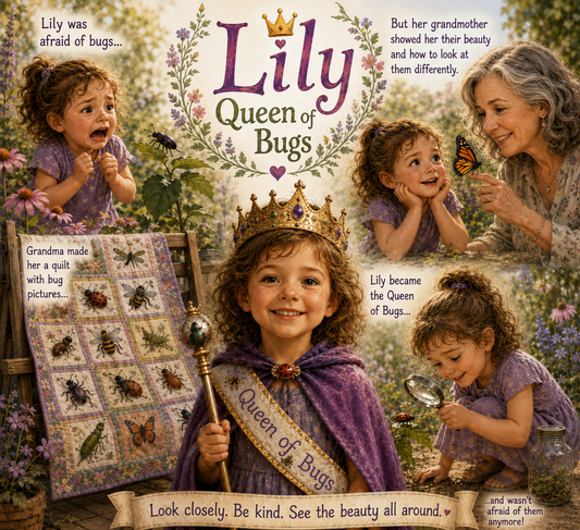 Turning a Story into a Quilt - Lily, The Queen of Bugs