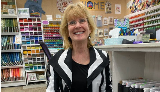 Tenacity on a challenging pattern!  Way to go Cindy.