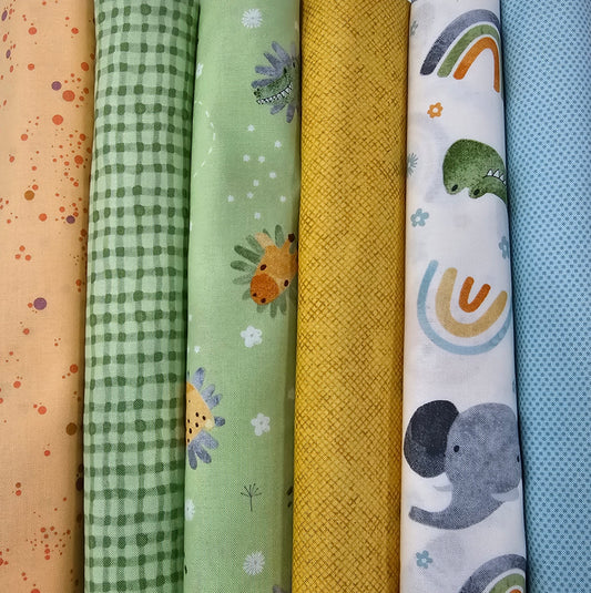 Simply 6 - Half Yard Bundle: Sunny Safari