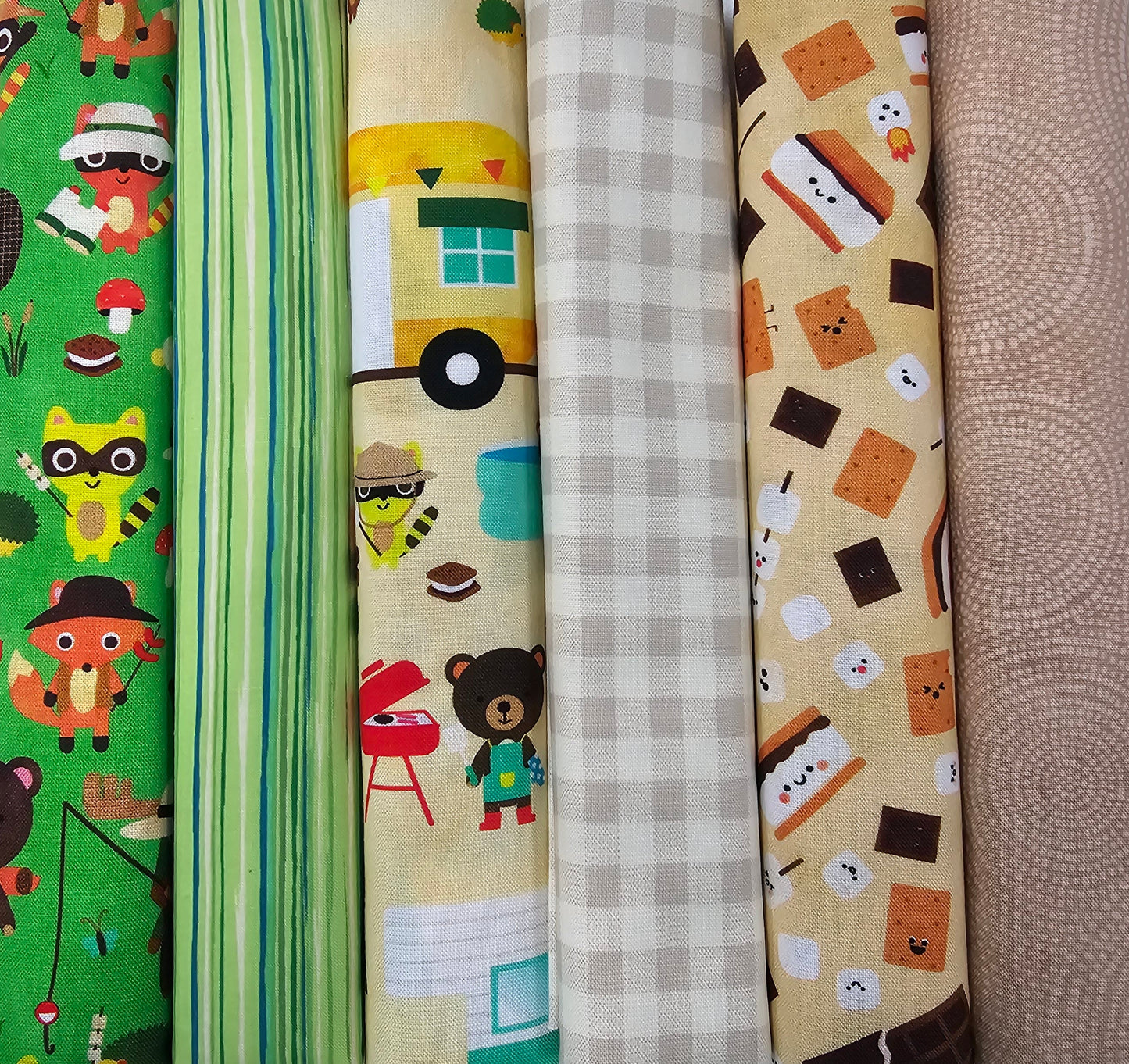 Simply 6 - Half Yard Bundle: Campground Critters