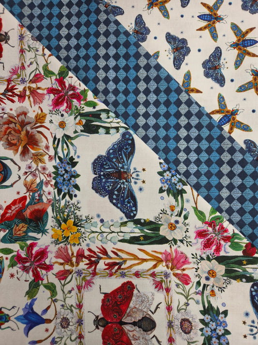 Three 1-Yard Cuts: Butterflies