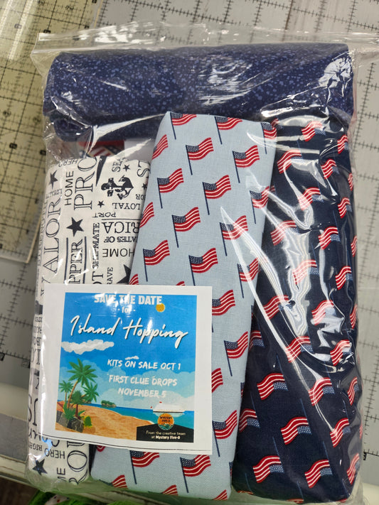 Patriotic Island Hopping Mystery Kit - Flags and Words