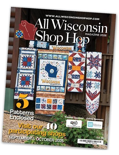 All Wisconsin Shop Hop Magazine (AWISH)  It's your passport for hopping in Sept & Oct!