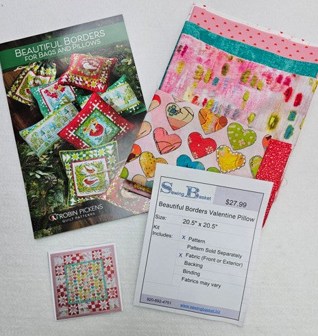 Beautiful Borders for Valentine Pillow kit