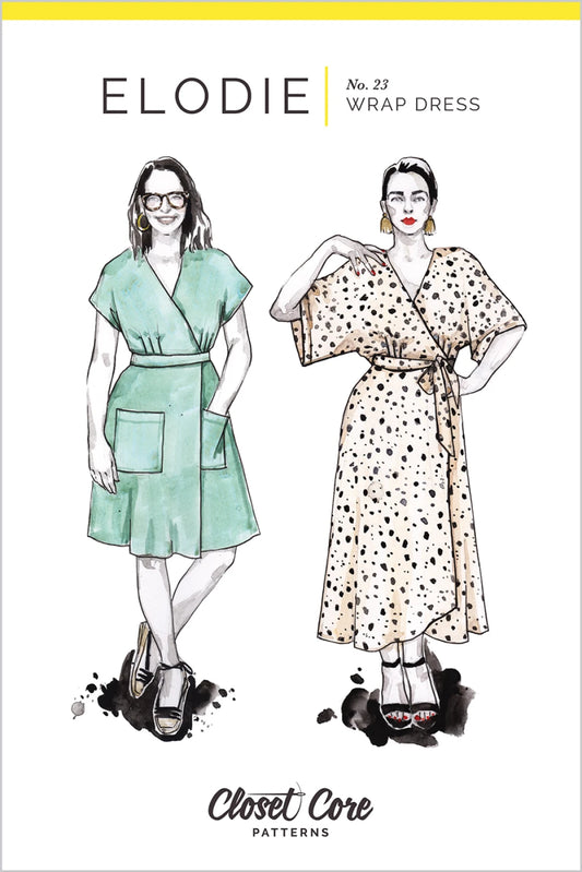 Elodie Wrap Dress - Closet Core Patterns