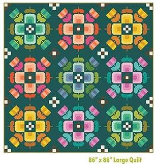 Casserole Quilt Kit in Scenery fabric by Elizabeth Hartman