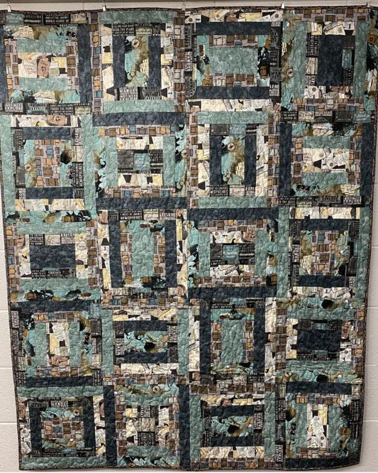 County Courthouses Quilt Pattern - downloadable