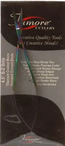 Curved Titanium EZ Snip 5in