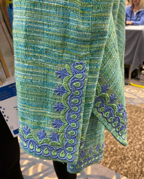 Machine Embroidery Techniques - July 23- Embroidery on on Netting - How and Why?