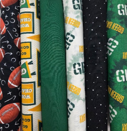 Simply 6 - Half Yard Bundle: Green Bay Packers