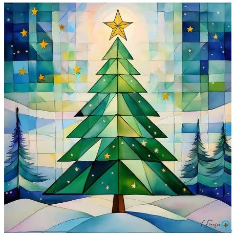 Green Fir Holiday Card