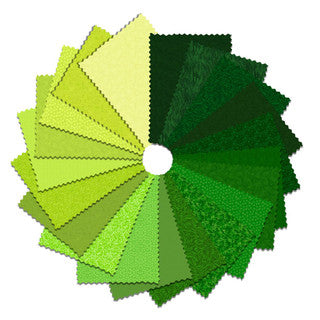 I've Got Hue Babe - Green 10" squares