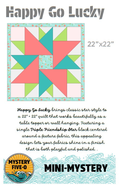 Happy Go Lucky Mini Quilt - Mystery Five-0