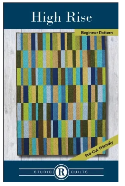 High Rise quilt pattern - great for 10" squares or Moda Layer Cakes