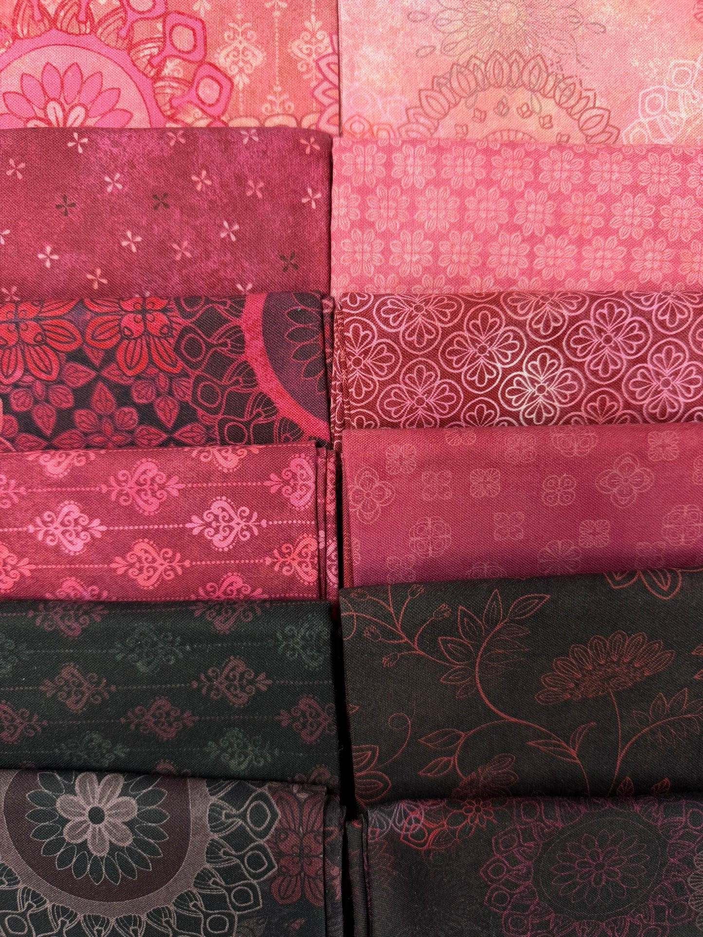 Hip to Be Square Quilt Kit: Operetta fabric by Maywood Studio