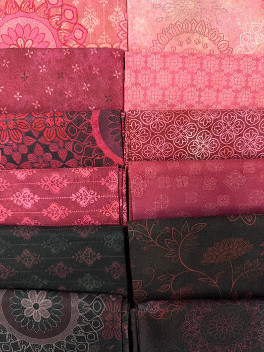 Hip to Be Square Quilt Kit: Operetta fabric by Maywood Studio