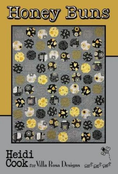 Honey Buns Quilt Pattern ,47in x 57in Using 5in Squares
