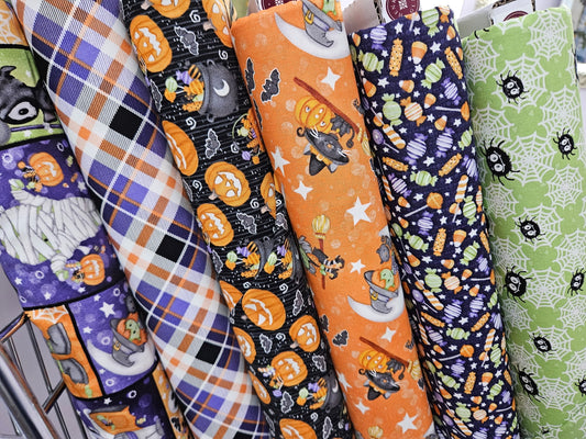 Simply 6 - Half Yard Bundle: Halloween Glow in the Dark