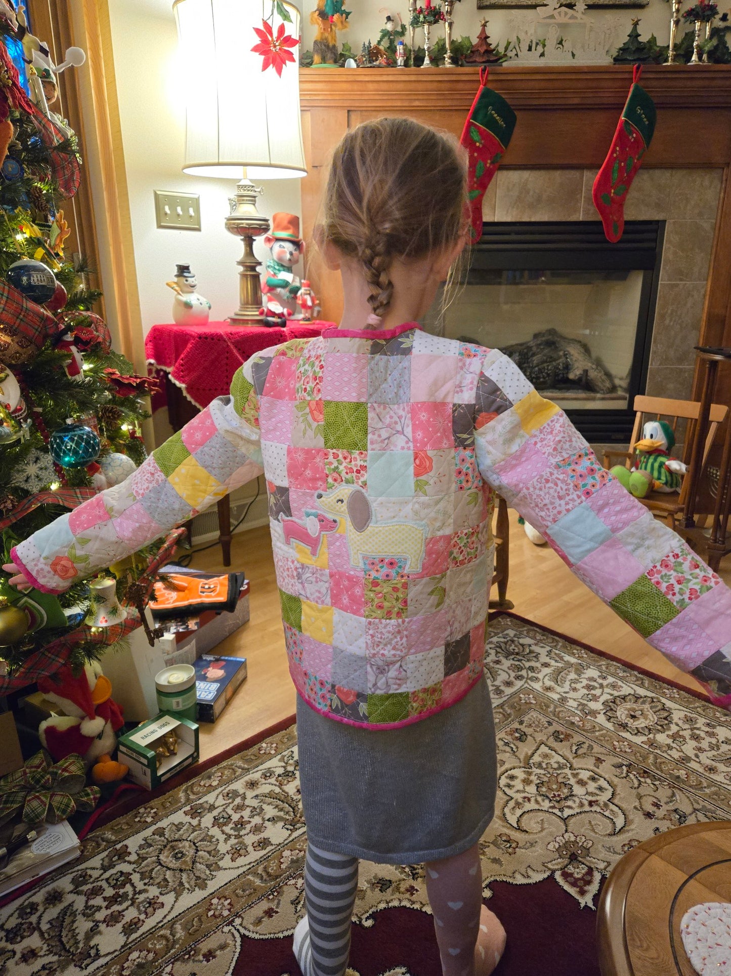 Tic Tac Toe Children's patchwork jacket pattern