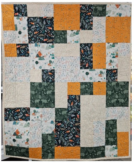 Mix 6 Quilt Pattern in 4 Sizes by The Sewing Basket - Great with Fat Quarters too.