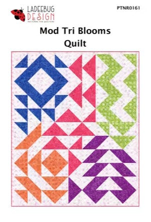 Mod Tri Blooms Quilt Pattern