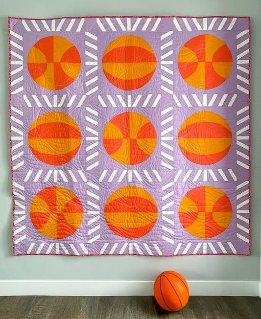 Nothin' But Net Basketball Quilt Pattern