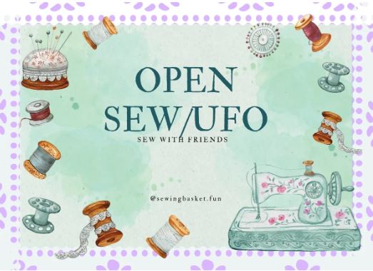 Open Sew -  Wednesday, Sept 24th, 9:30-4:30