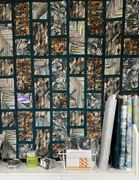 6 Pack - 1/2 yards & FREE pattern  - Blues and Teal