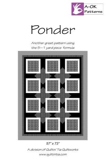 Ponder - A-OK 5 Yard Quilt Pattern