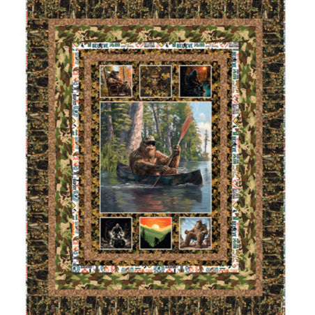 Legendary Loner Fabric Panel by 3 Wishes