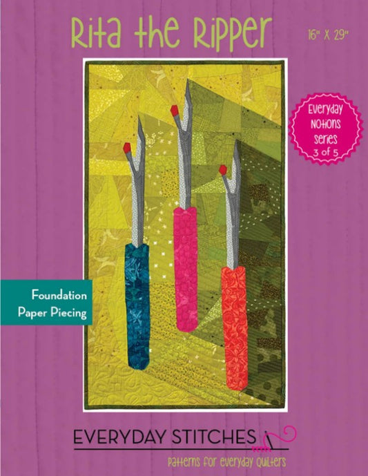 Rita the Ripper - Foundation Paper Piecing