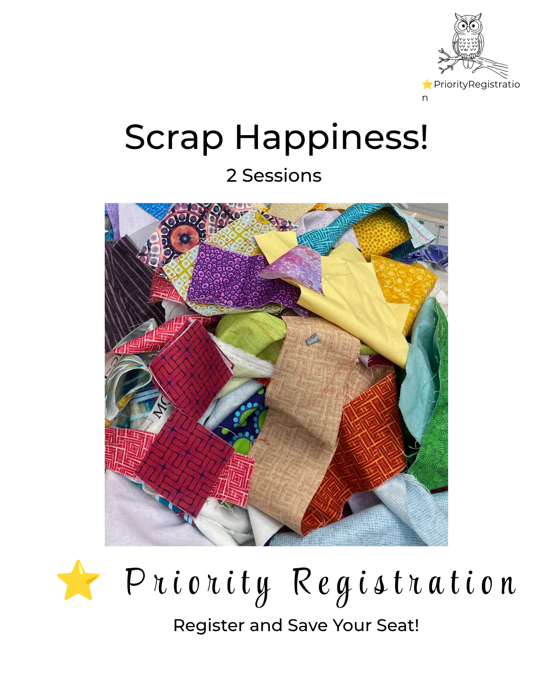 Scrap Happiness: Creating Fabric from Scraps