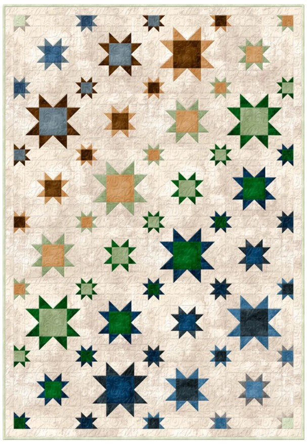 Starstruck Large Throw Sized Quilt Kit